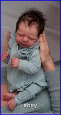 Zero Pam Lifelike Reborn Baby Dolls Boy 18 Inch Realistic Newborn Girl Eyes C