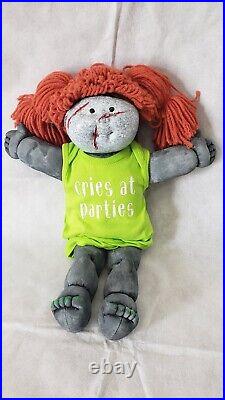 Zombie Baby Doll VTG Cabbage Patch Kids Halloween Prop Creepy OOAK Horror Art