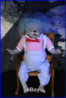 Zombie Walking Dead Reborn Baby Doll Horror 23 OOAK Sad Clown Creepy Zombie Walking Dead Reborn Baby Doll Horror 23 OOAK Sad Clown Creepy