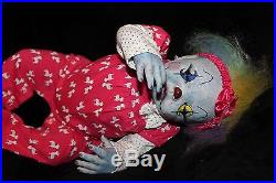 Zombie Walking Dead Z Nation Reborn Baby Doll Horror 20 OOAK Cassie The Clown
