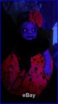 Zombie Walking Dead Z Nation Reborn Valentine Baby Doll Horror 26 OOAK ART Lucy